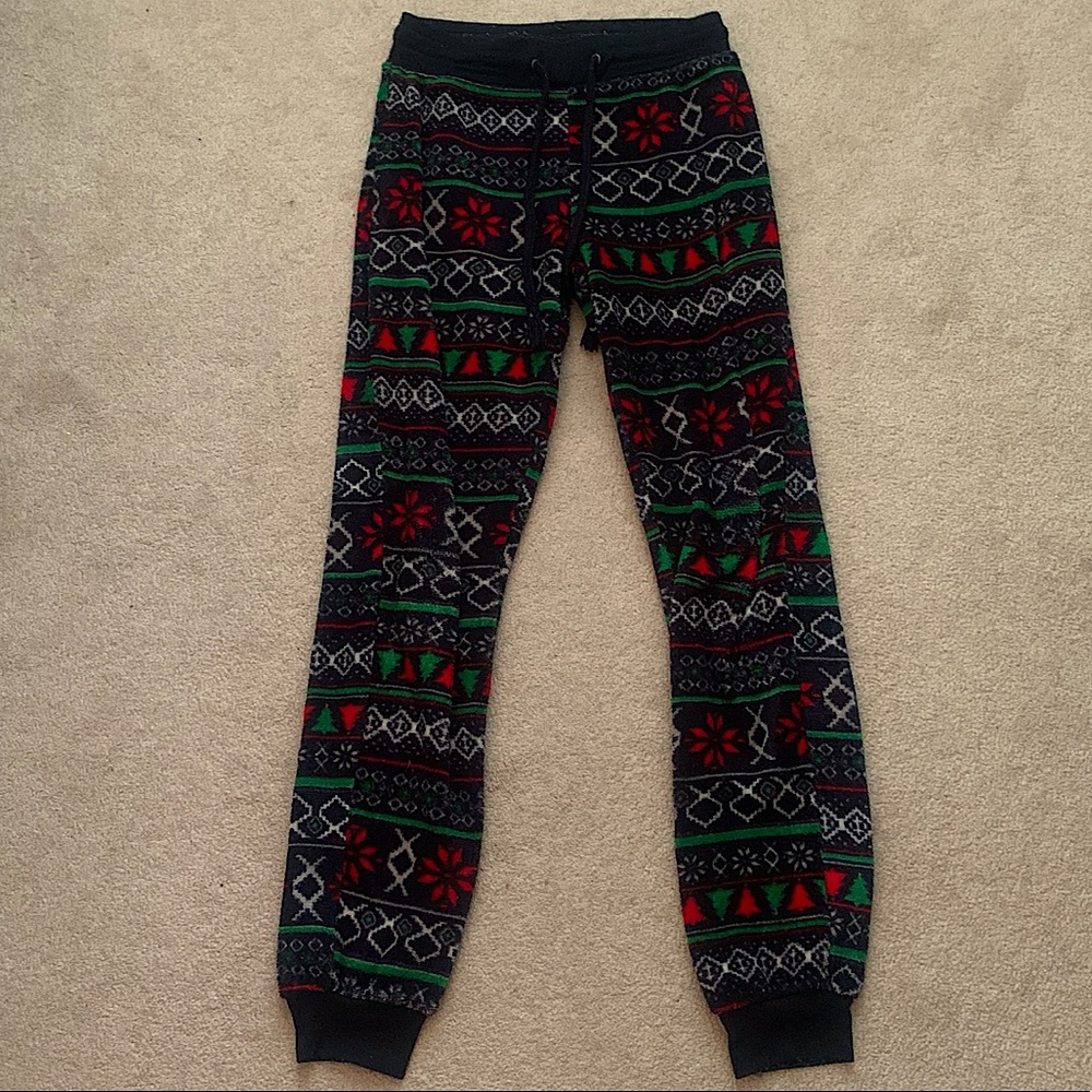 Fuzzy Christmas Pajama Pants (Size XS)!